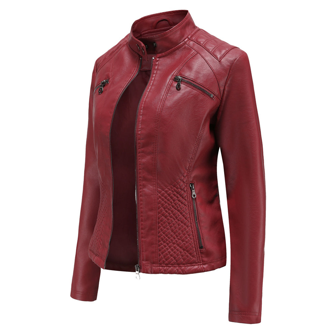 Stijlvolle Bikerjack Met Ritszakken | Winter