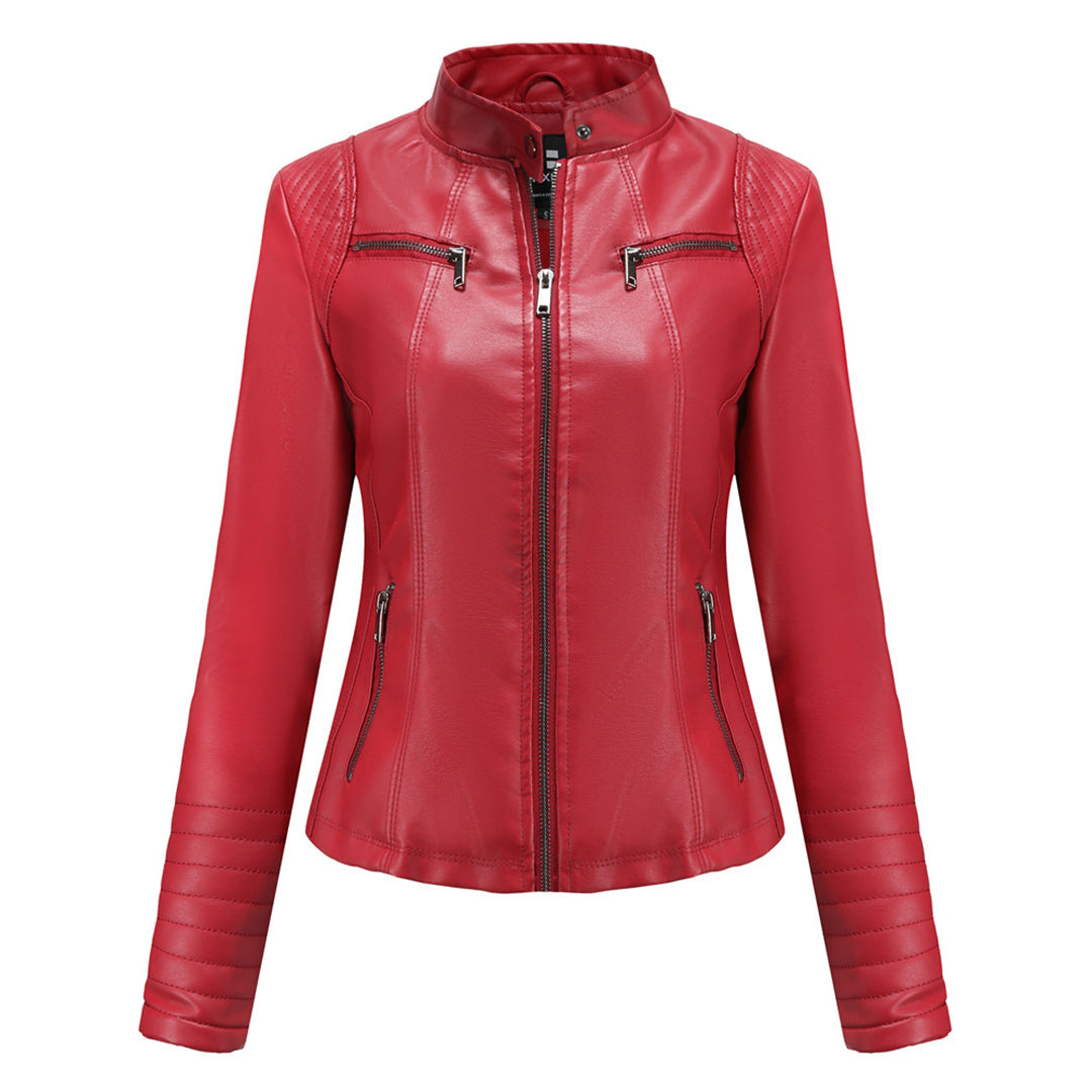 Stijlvolle Bikerjack Met Ritszakken | Winter