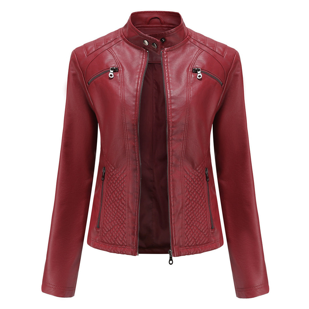 Stijlvolle Bikerjack Met Ritszakken | Winter