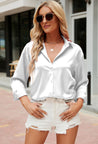 Chique Satijnen Zomer Blouse Dames