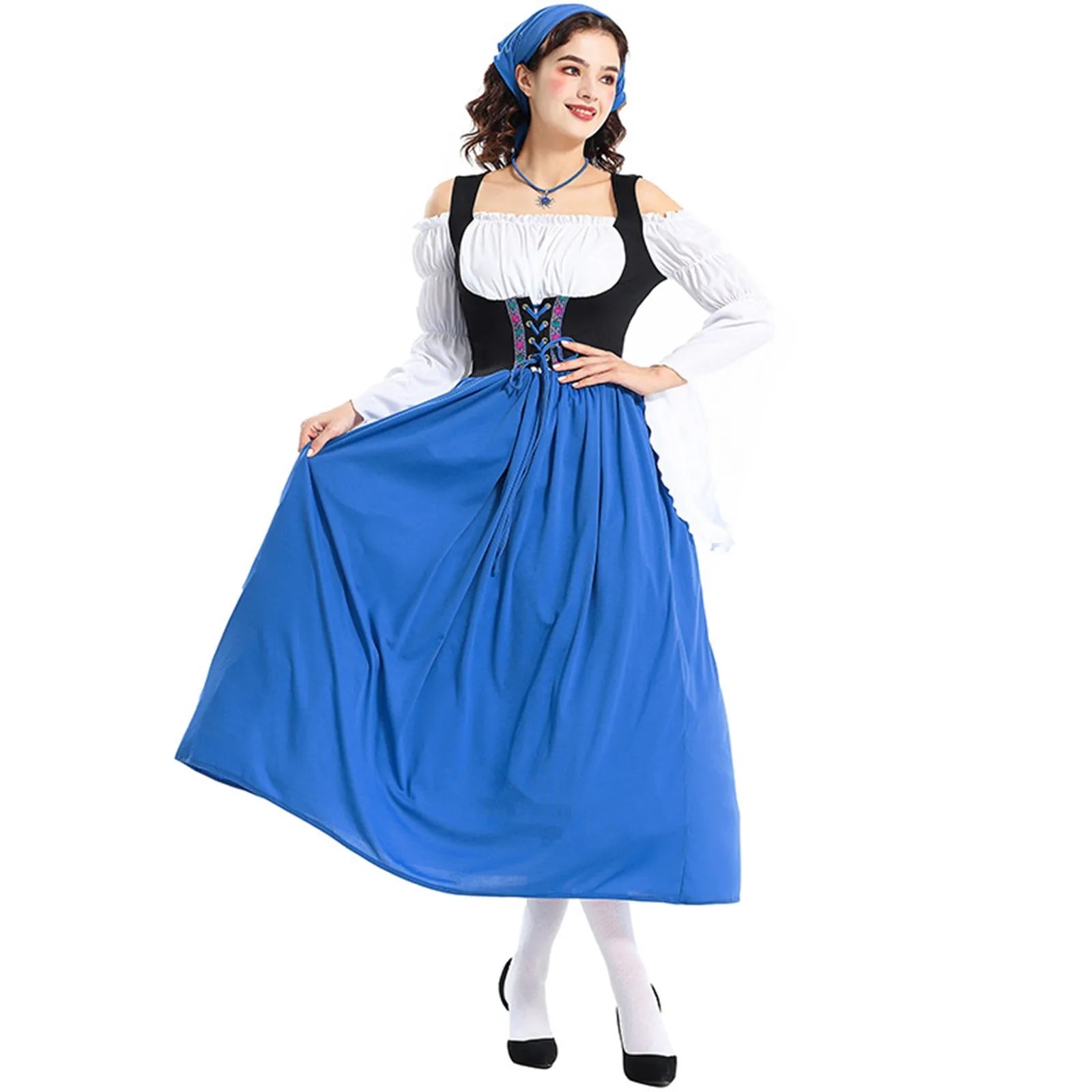Lange Oktoberfest Dirndl-Jurk | Feestelijk