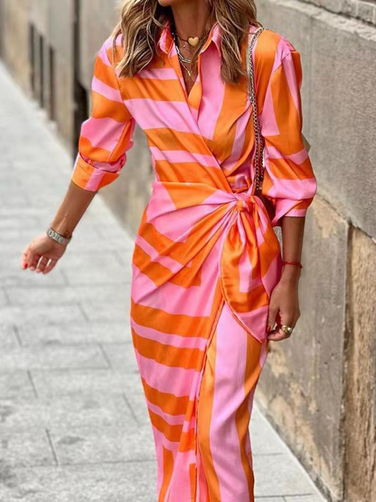 Louise - Zomerjurk Met Print