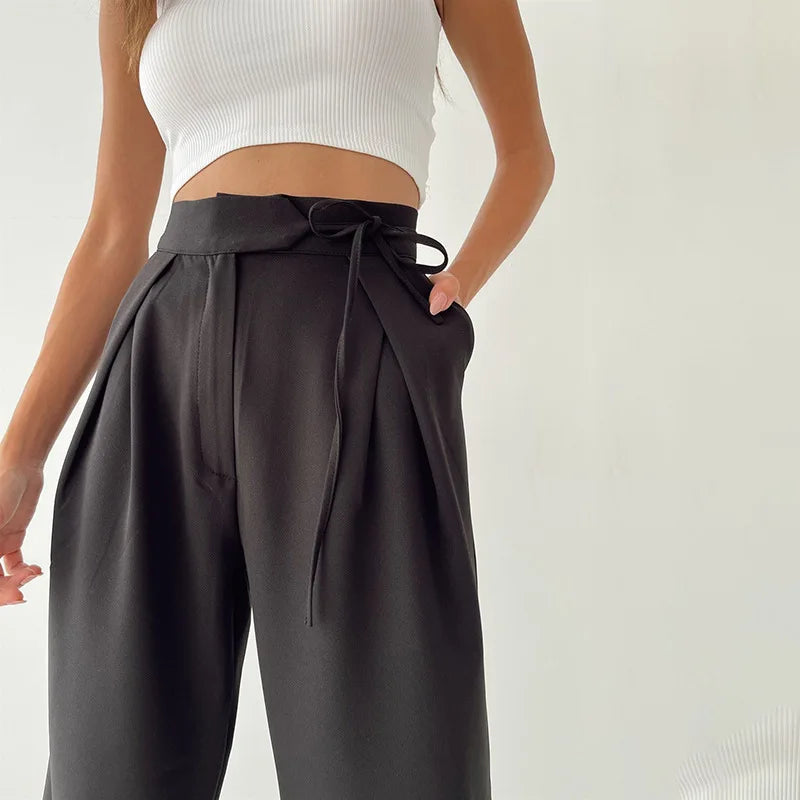 Chique Vrije Tijds Broek Met Wijde Pijpen