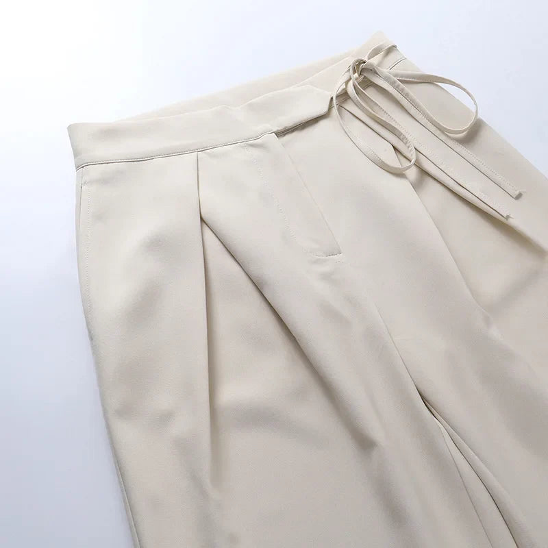 Chique Vrije Tijds Broek Met Wijde Pijpen