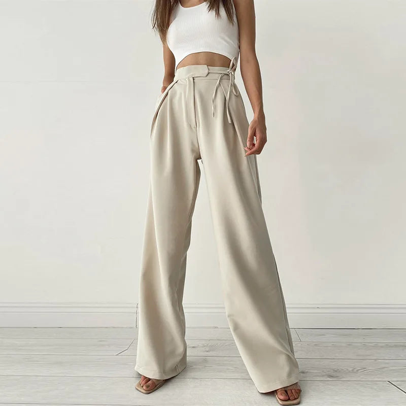 Chique Vrije Tijds Broek Met Wijde Pijpen
