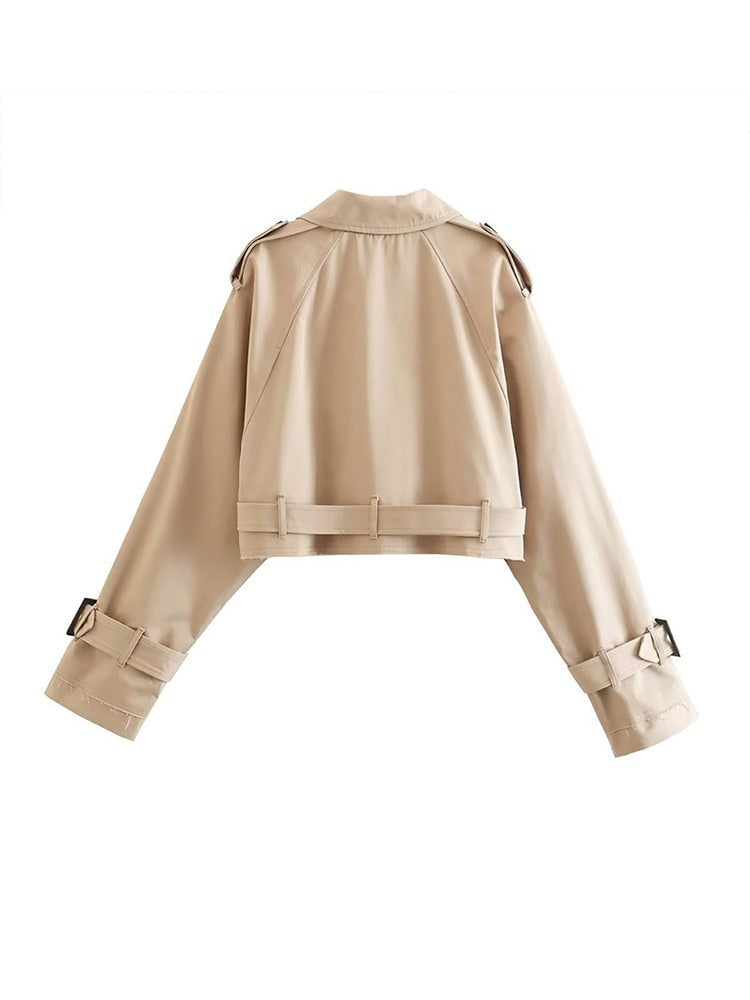 Stijlvol Cropped Jasje Dames - Rosalie