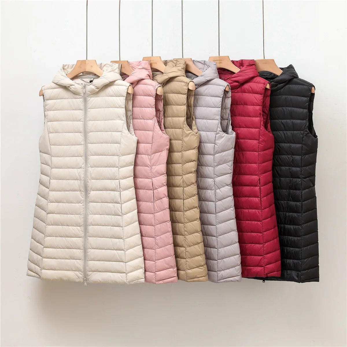 Lange Dames Bodywarmer Met Capuchon - Sarah