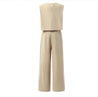 2-Delige Zomer Set Mouwloze Top & Comfortabele Broek