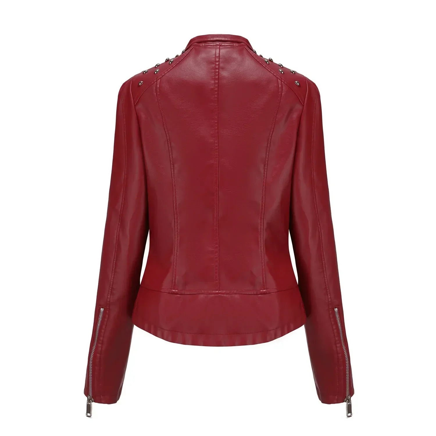 Stijlvol Leren Biker Jasje | Met Rits