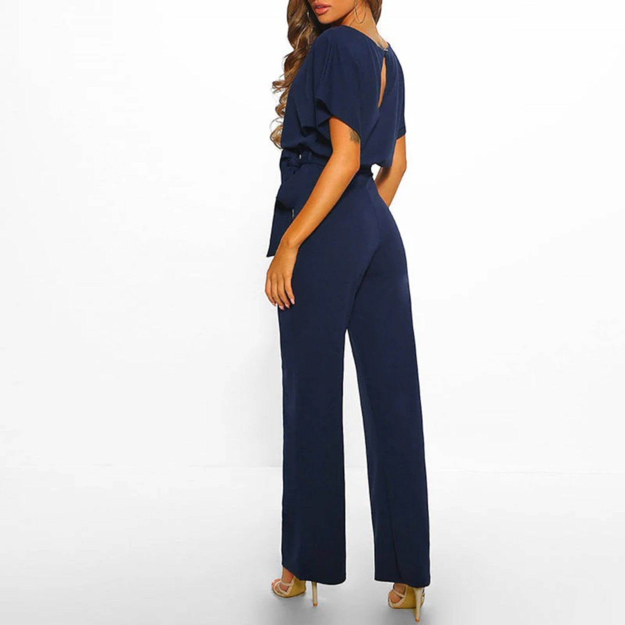 Mona | Jumpsuit In Effen Kleuren
