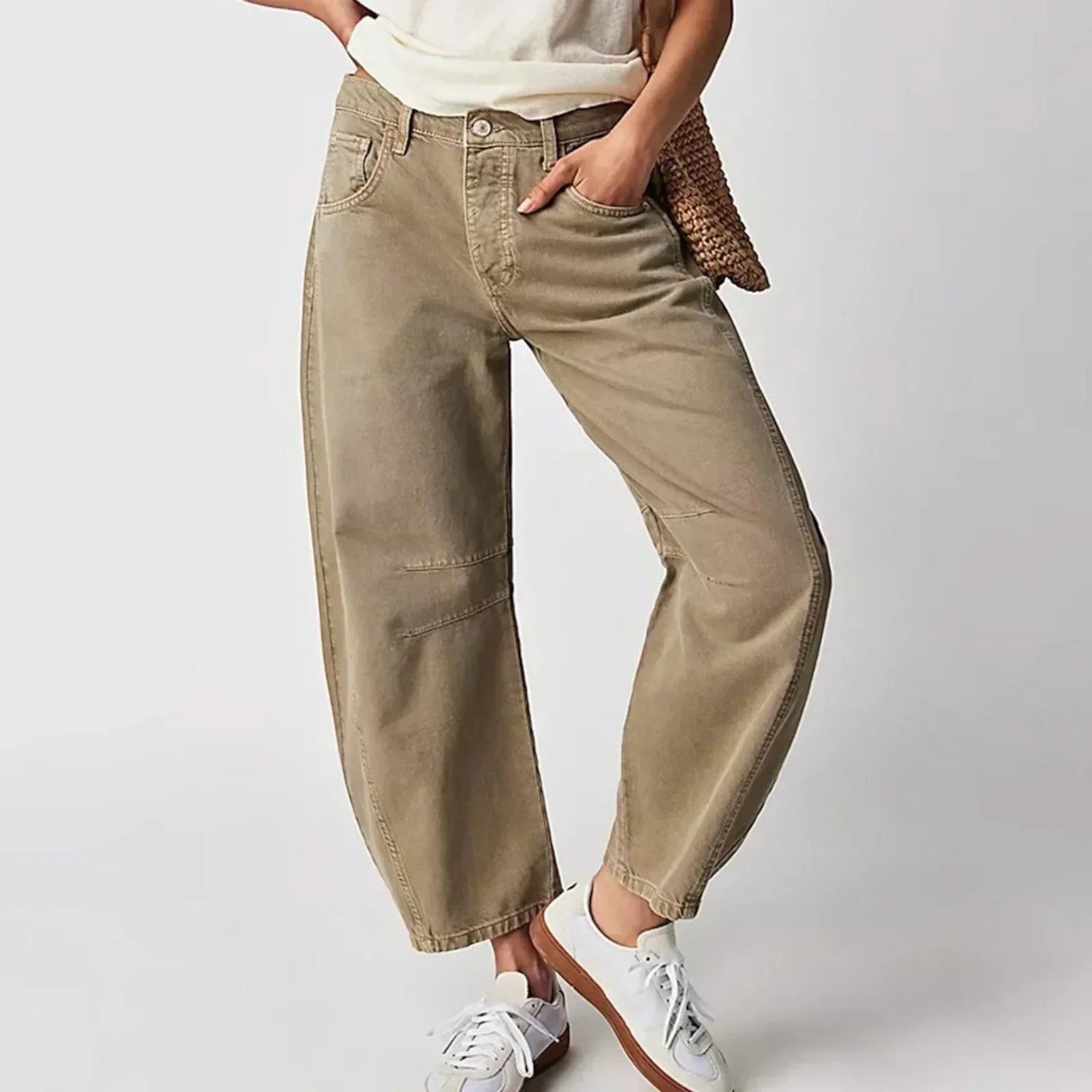 Angela | Broek Met Wijde Pijpen