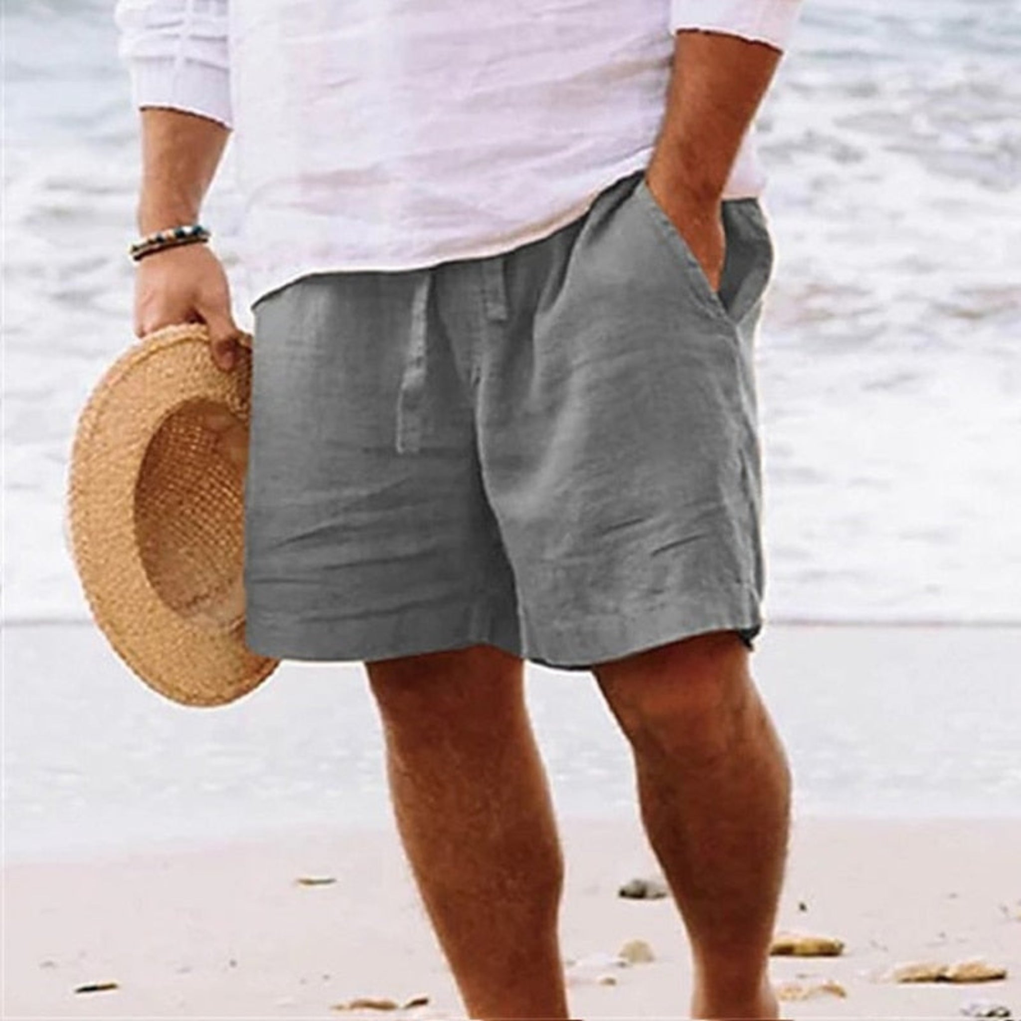 Thomas - Stijlvolle Shorts voor Mannen - Linnen