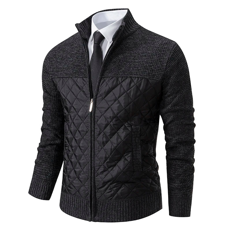 Stijlvol Jacquard Vest Heren - Kent Devoir
