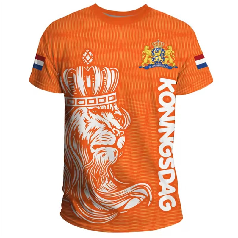 Koningsdag Shirt Oranje Unisex