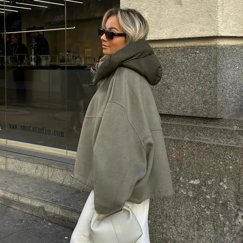 Casual Oversized Losse Damess Winterjas - Chiraa
