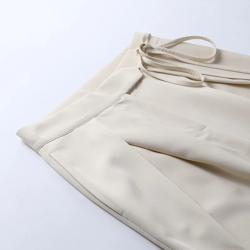 Chique Vrije Tijds Broek Met Wijde Pijpen