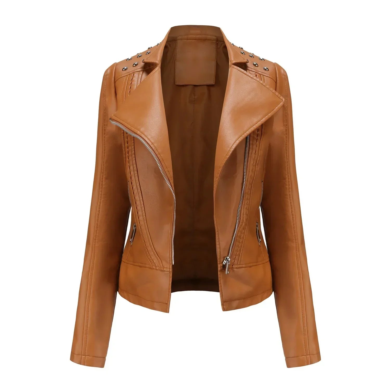 Casual Leren Jasje voor Dames