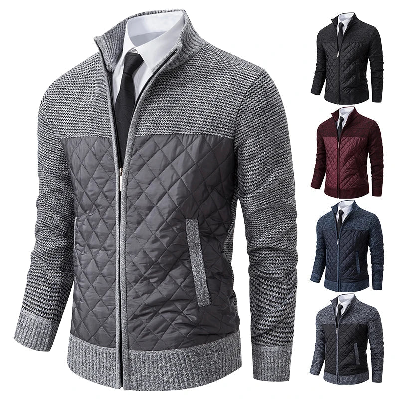 Stijlvol Jacquard Vest Heren - Kent Devoir
