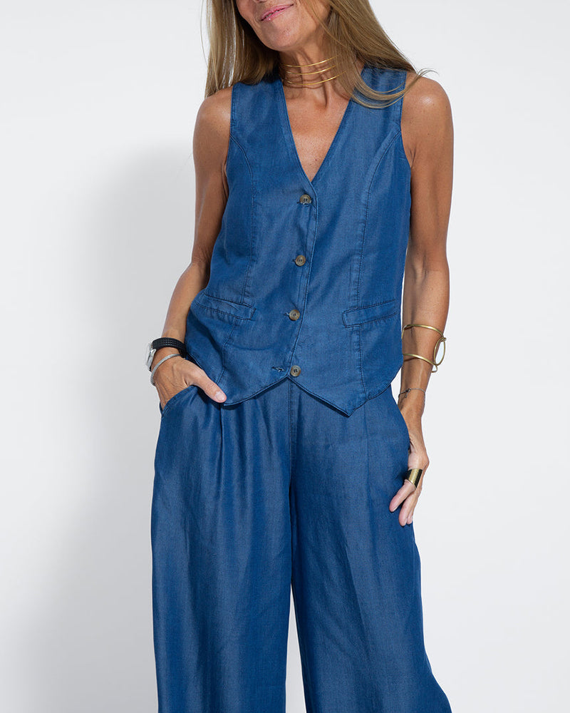 2-Delige Zomer Set Top & Wijde Broek