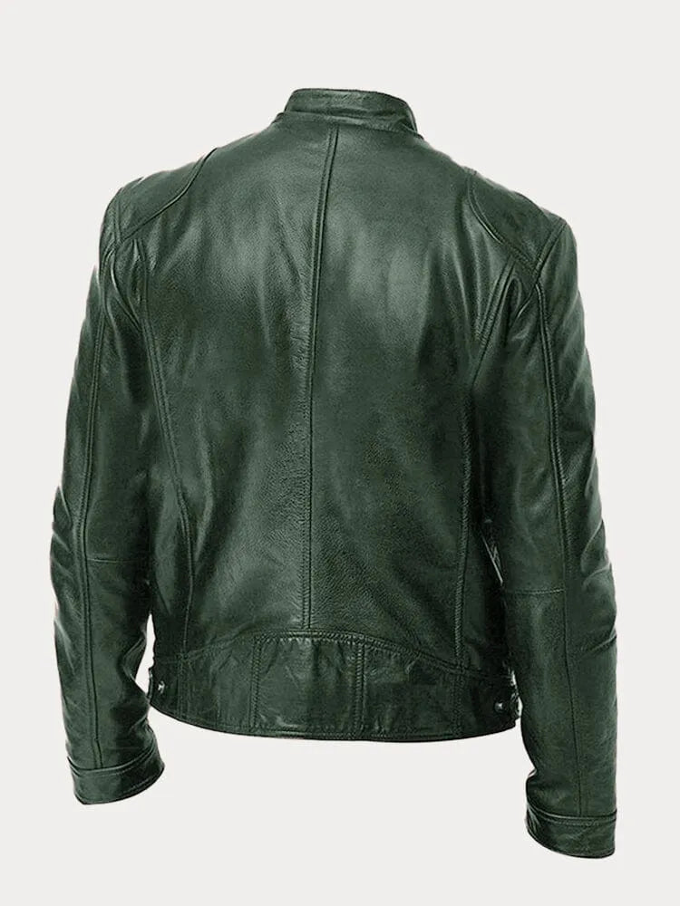 Casual Leren Jas voor Heren
