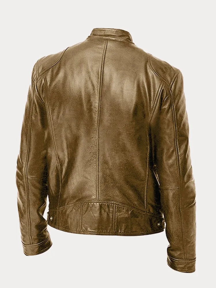 Casual Leren Jas voor Heren