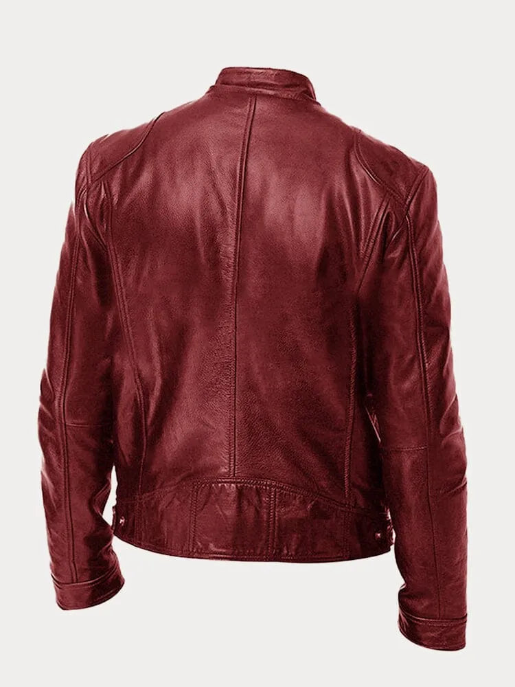 Casual Leren Jas voor Heren