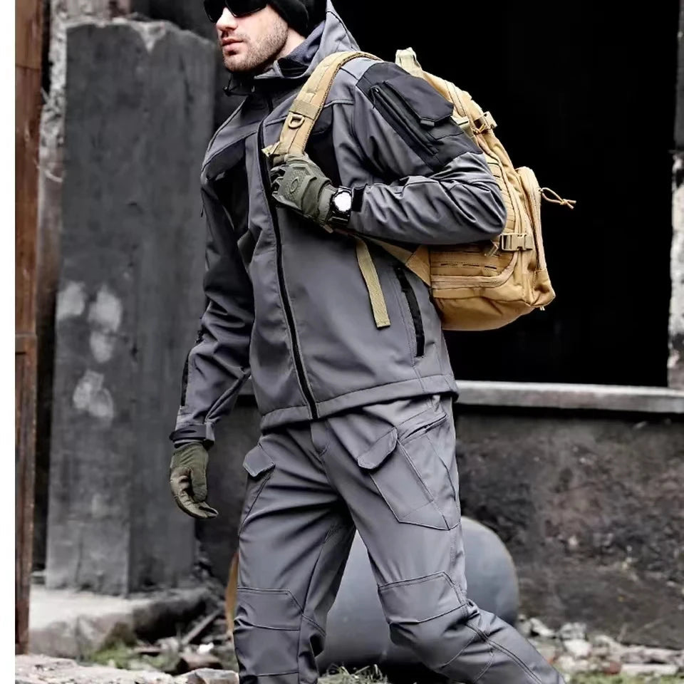 Wind- en Waterdichte Outdoor Cargo Set Voor Heren - Jas en Broek - Nordfall