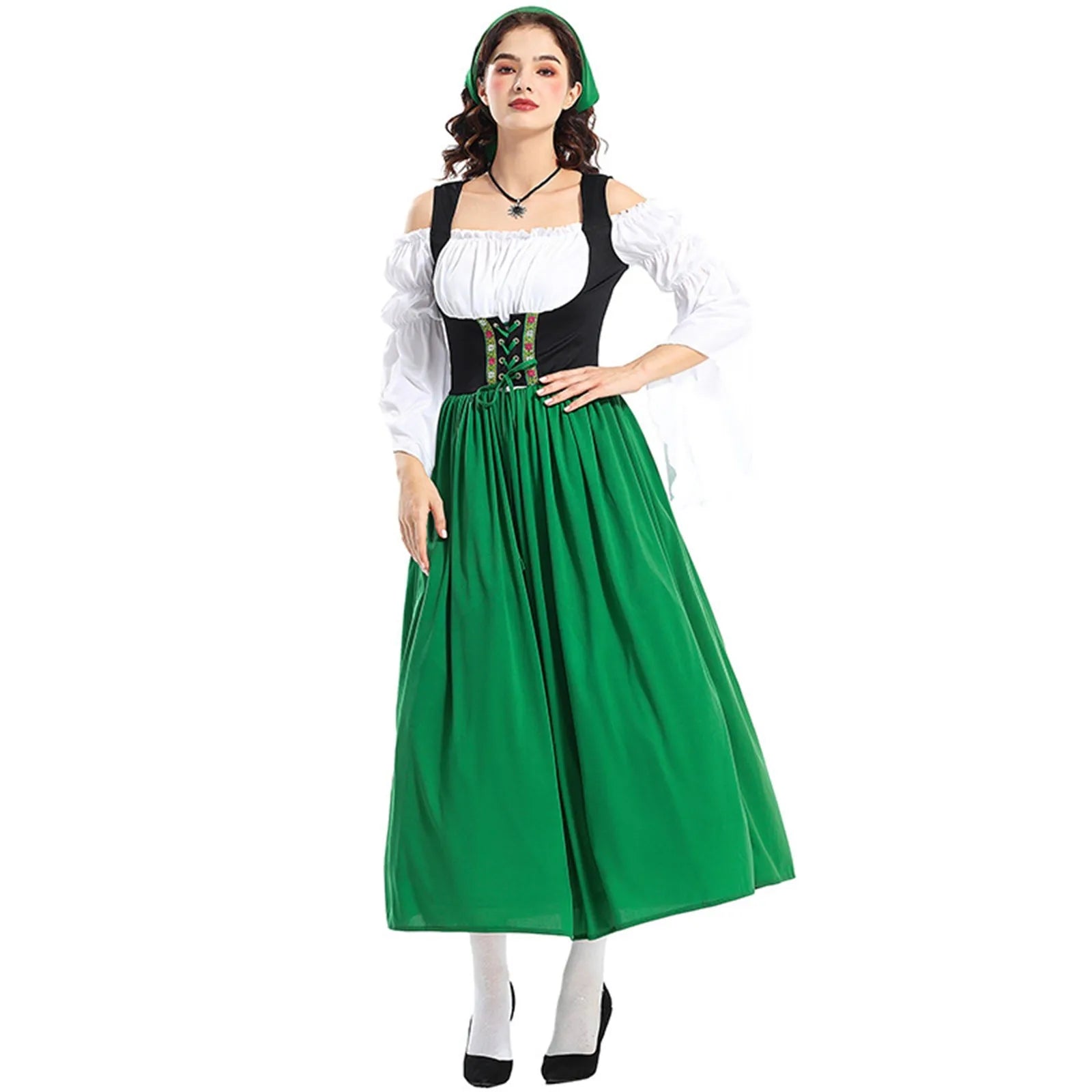 Lange Oktoberfest Dirndl-Jurk | Feestelijk
