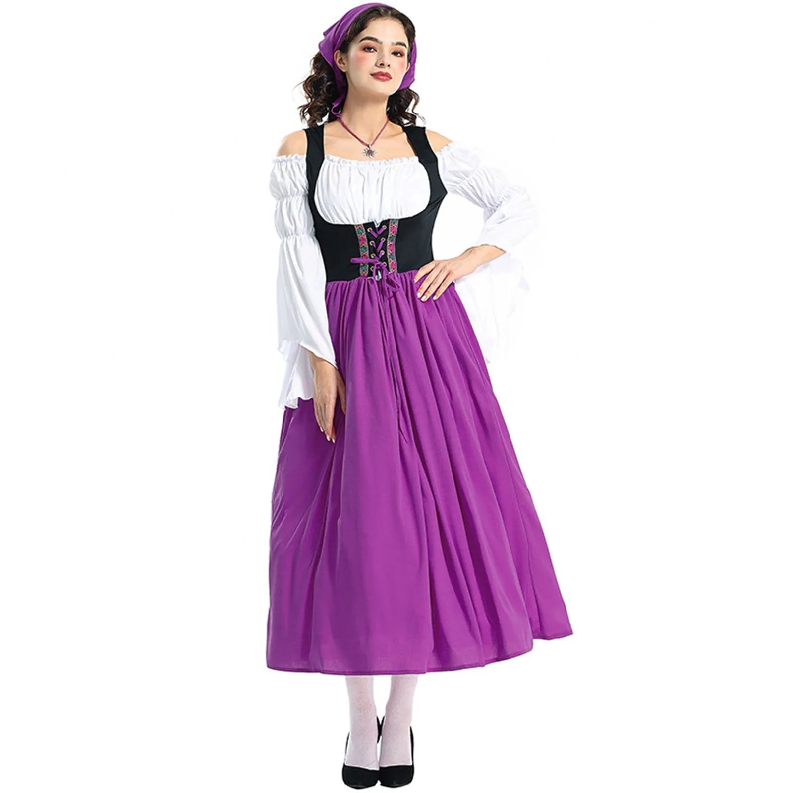 Lange Oktoberfest Dirndl-Jurk | Feestelijk