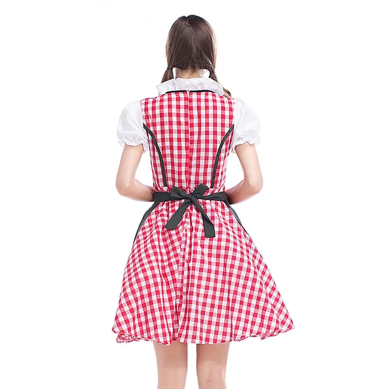 Klassieke Oktoberfest Dirndljurk | Korte Mouwen