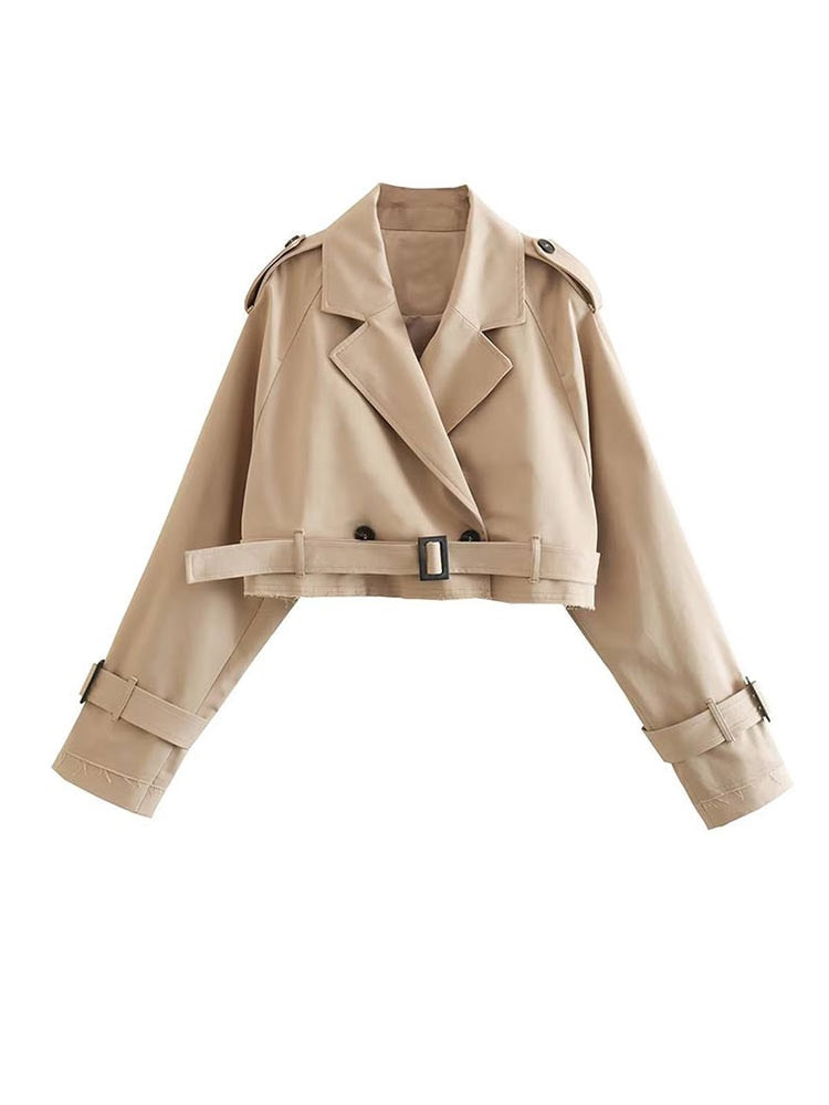 Stijlvol Cropped Jasje Dames - Rosalie