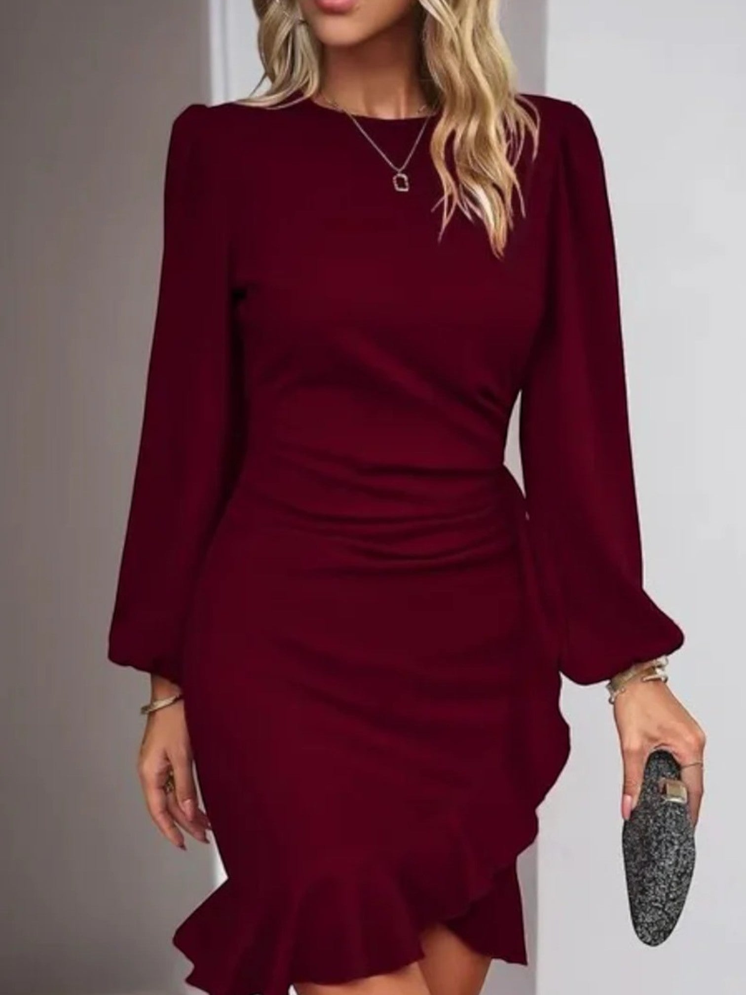 Pauline | Bodycon Bruidsjurk Voor Gasten | Mini