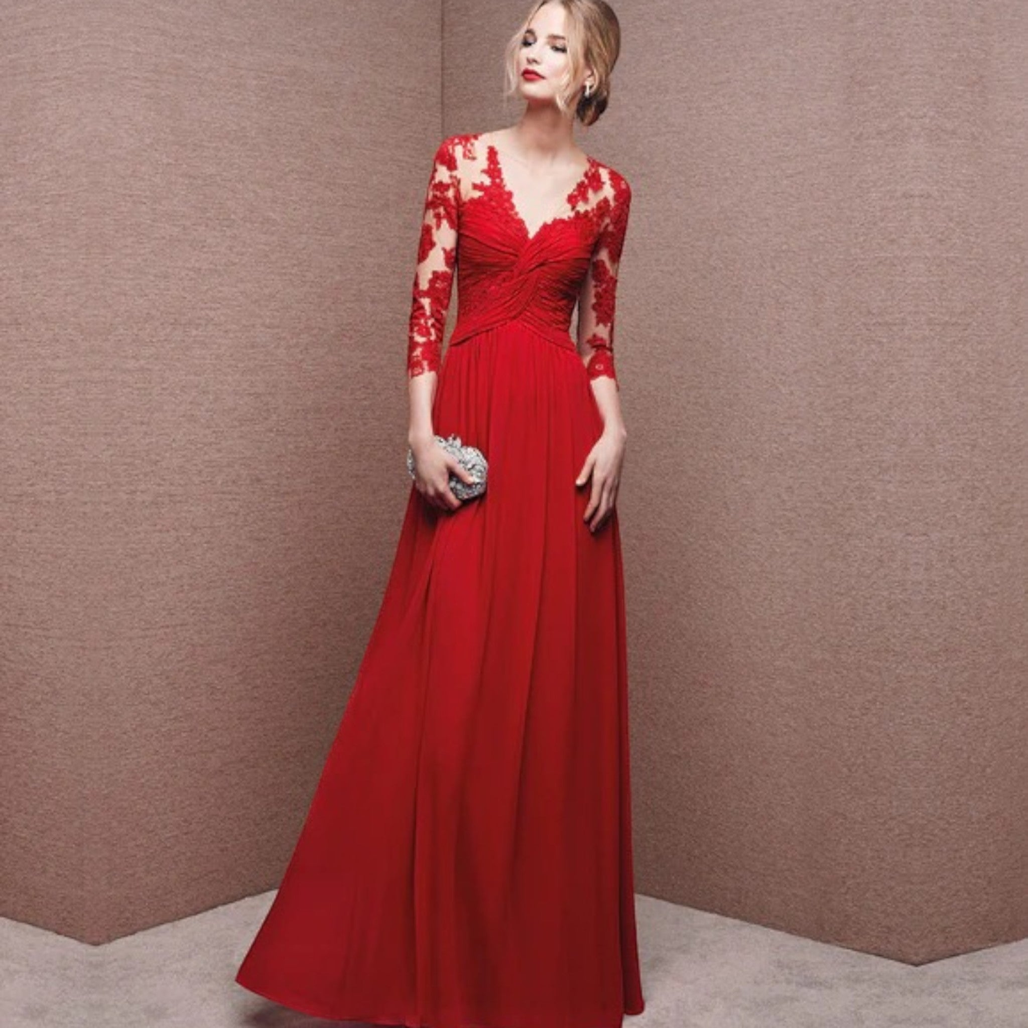 Calista | Gasten Bruiloftjurk  | Maxi