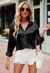 Chique Satijnen Zomer Blouse Dames
