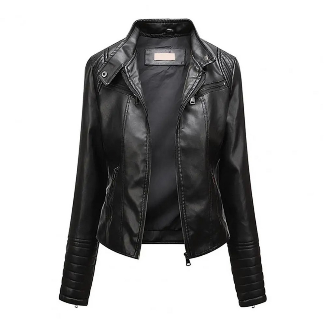 Sportief-zwart-leren-dames-jas-met-opstaande-kraag-3.png