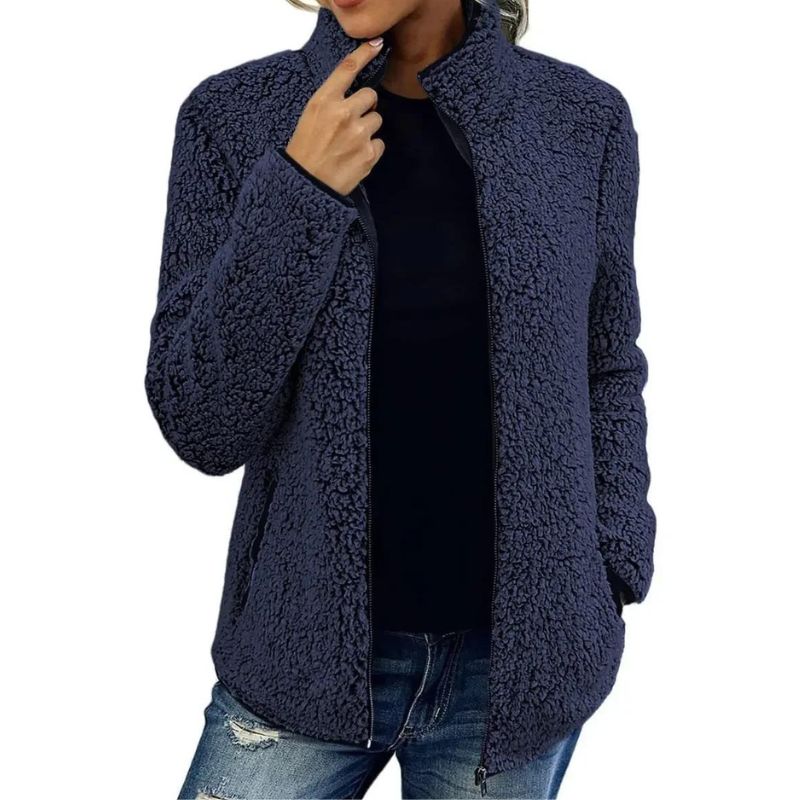 Fleece Teddy Jas Voor Dames - Fleeca