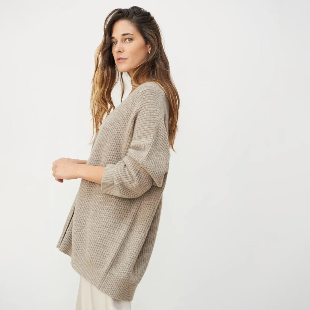 Nora - Knus Dames Vest Met Knopen