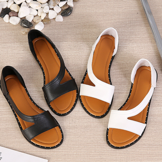 Chique Leren Sandalen Dames