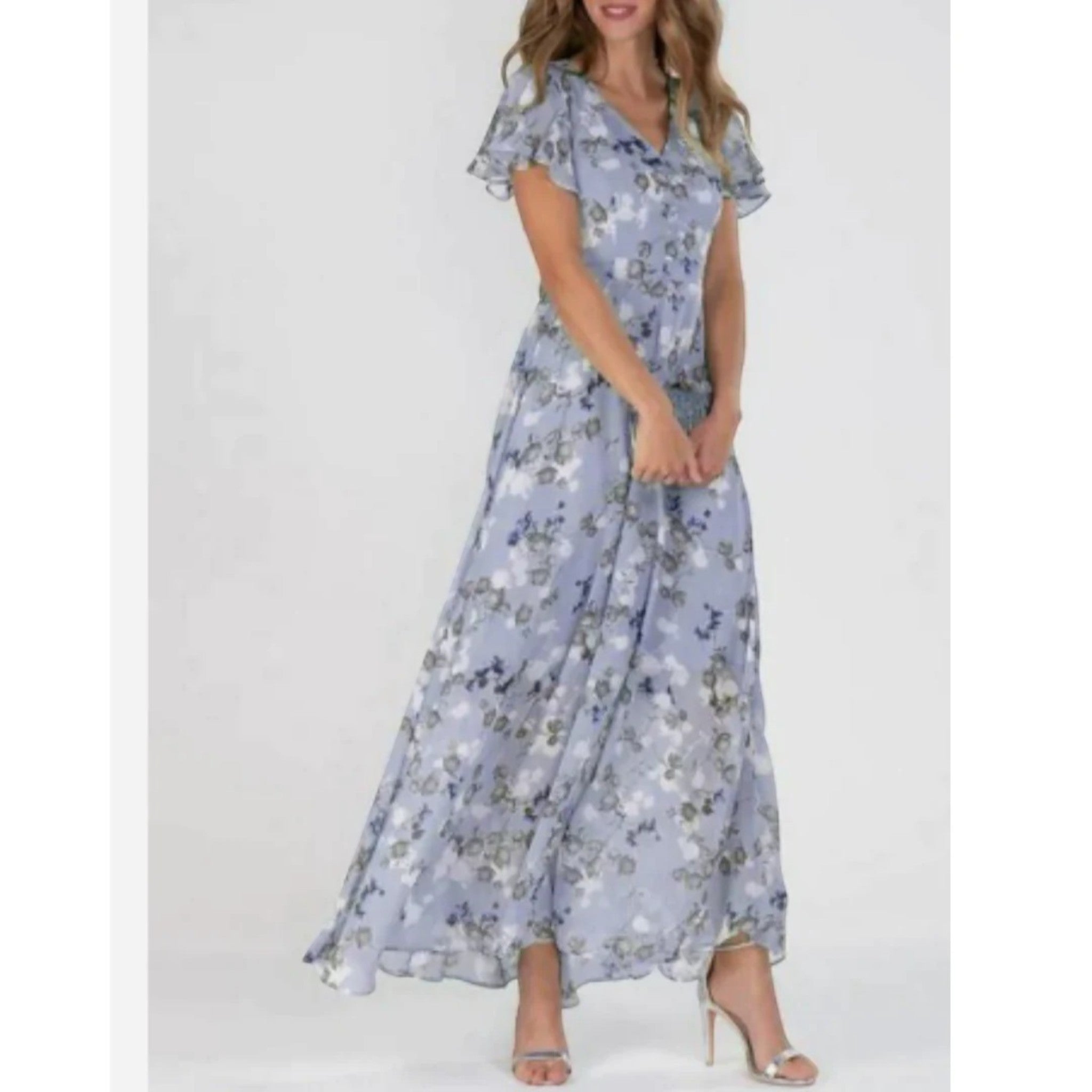 Yasmine | Zomerjurk Met Bloemenprint | Maxi