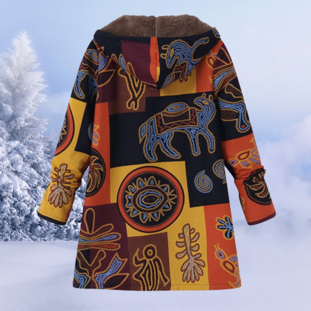 Warme Winterjas Met Bontvoering Voor Dames