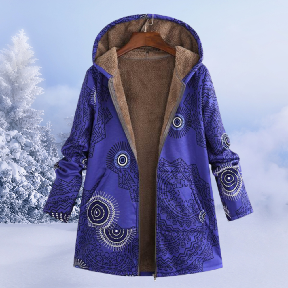 Warme Winterjas Met Bontvoering Voor Dames
