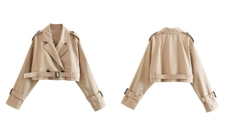 Stijlvol Cropped Jasje Dames - Rosalie