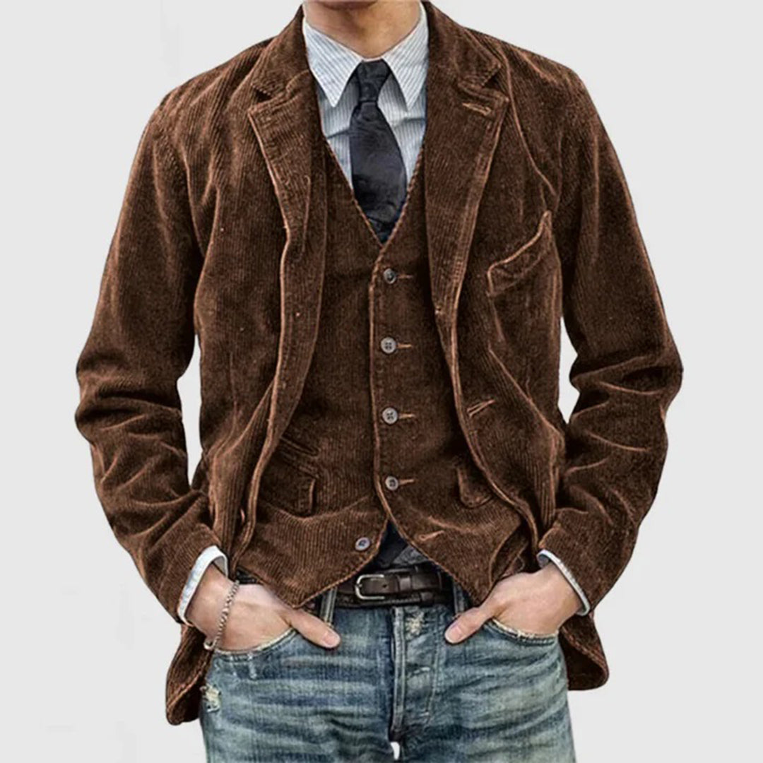 Stijlvol Corduroy Jasje Heren - Waylon