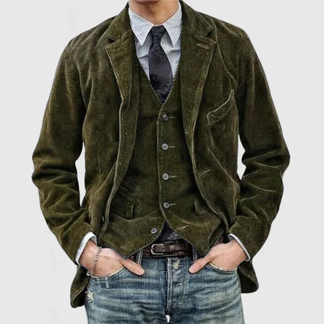 Stijlvol Corduroy Jasje Heren - Waylon