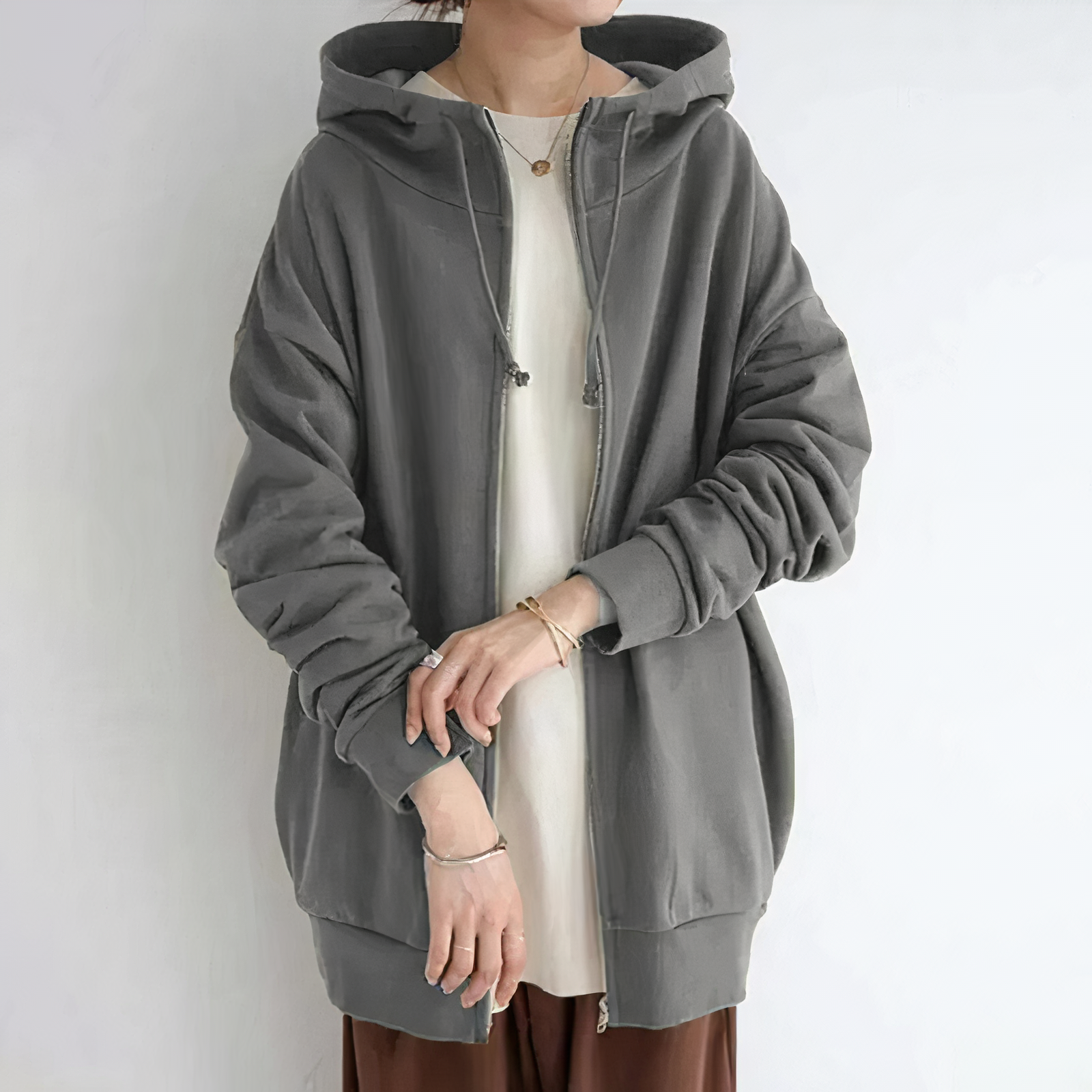 Oversized Winter Vest Voor Dames - Alissa
