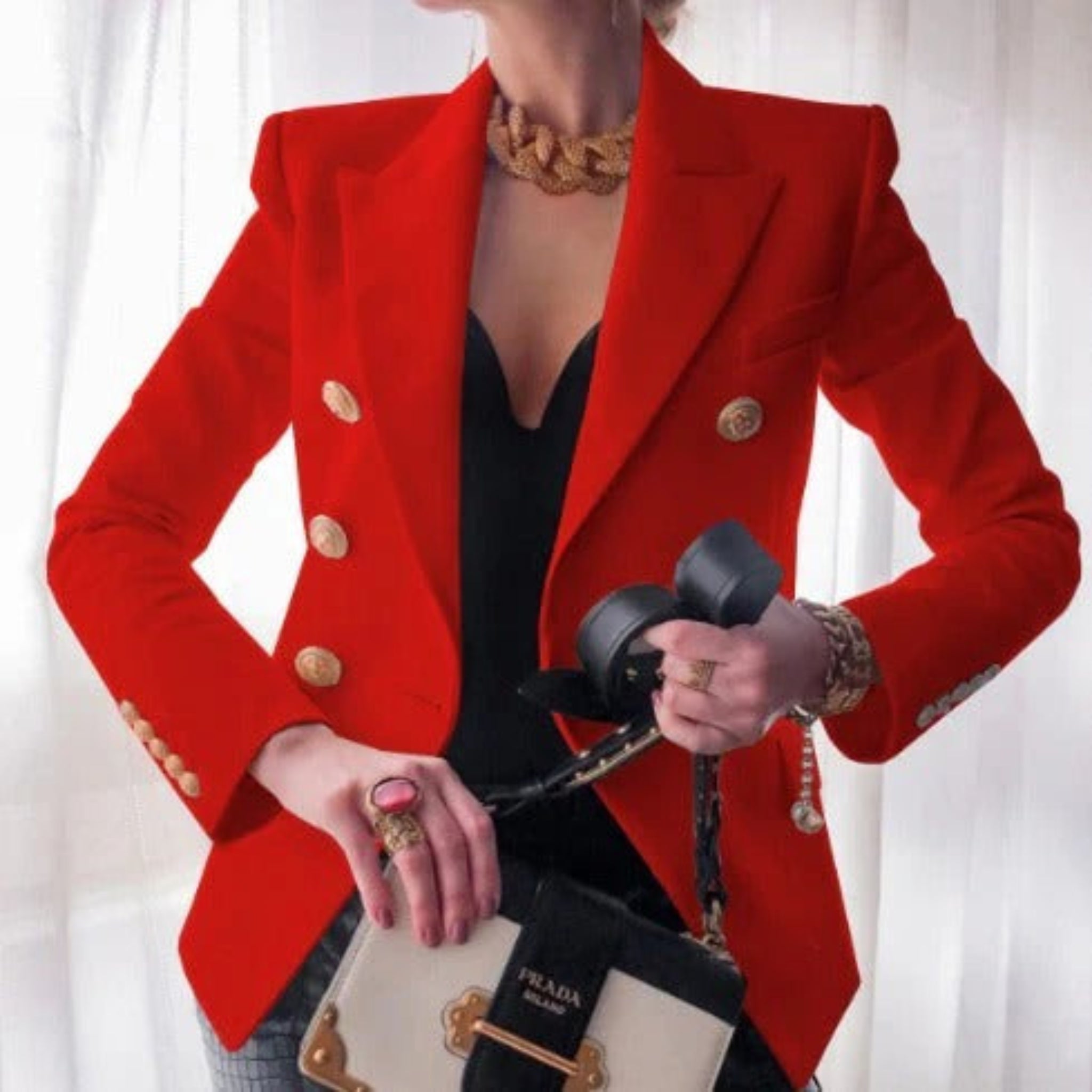 Senna | Blazer Met Knoopdetail