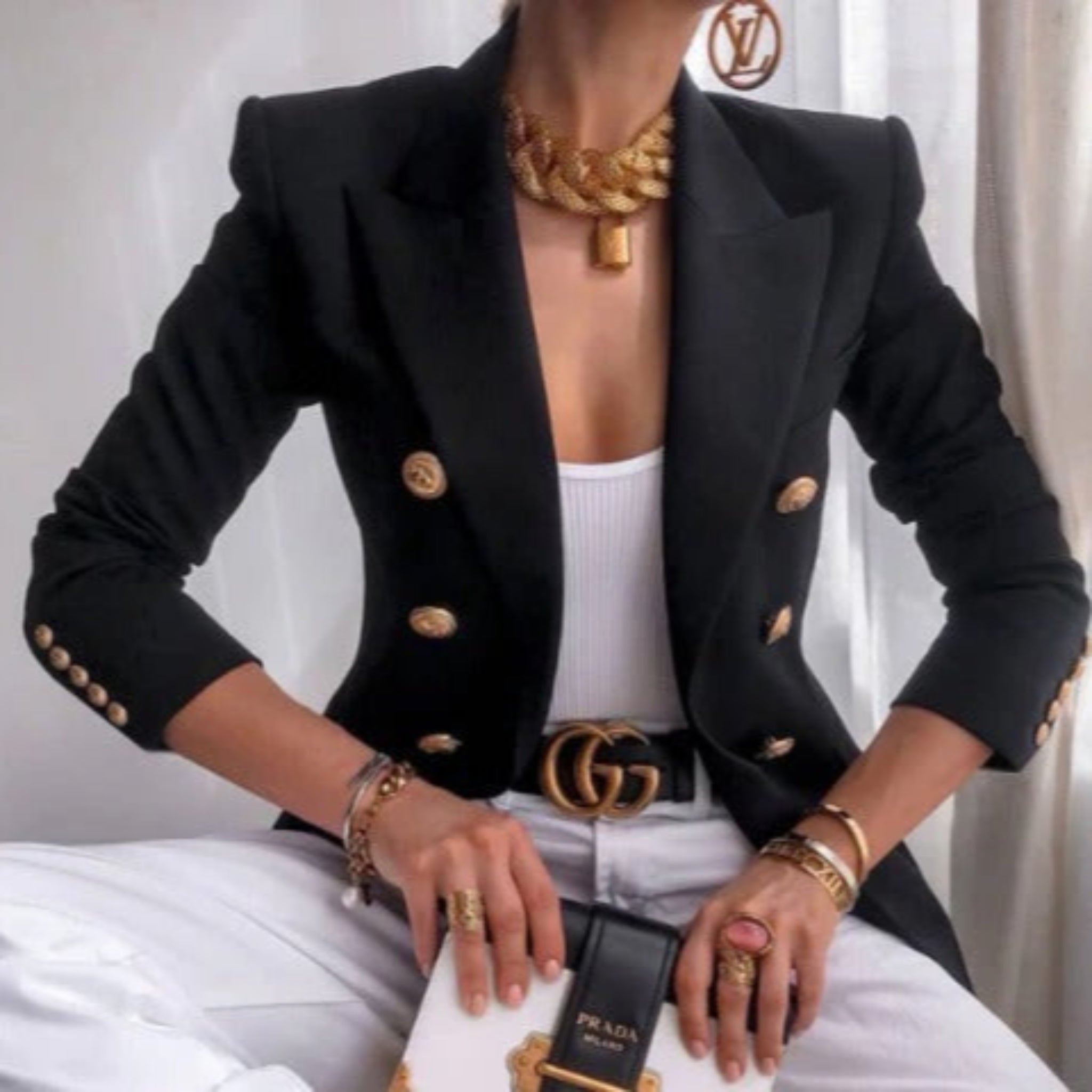 Senna | Blazer Met Knoopdetail