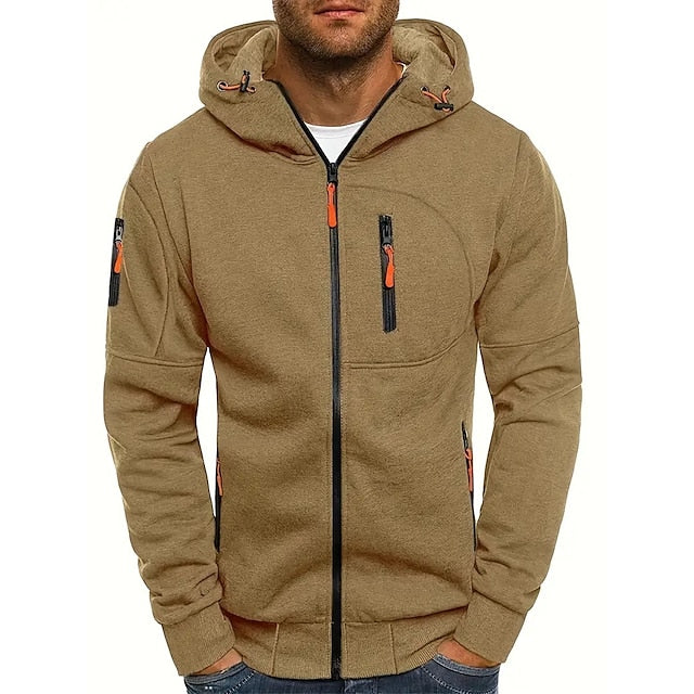 Casual Heren Vest Met Capuchon