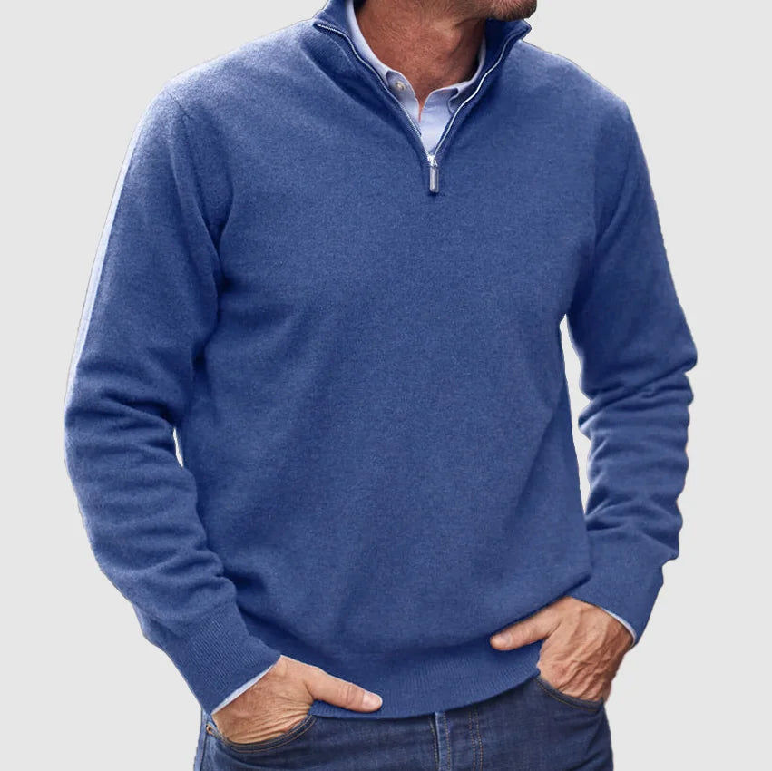 Italiaanse Half-Zip Trui Voor Heren - Ferdinand