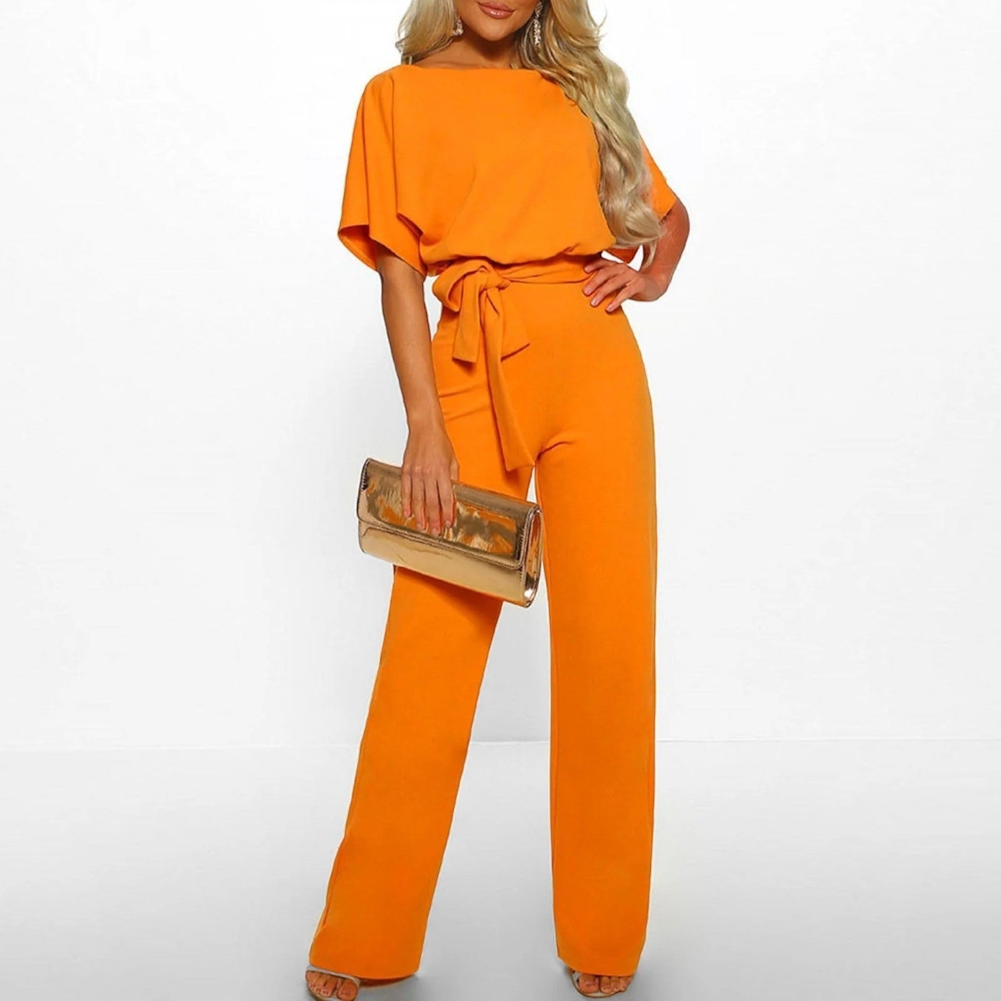 Mona | Jumpsuit In Effen Kleuren
